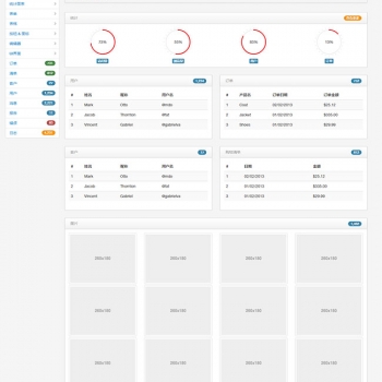 站长源码后台主题模板BootAdmin