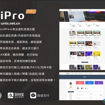 WordPress主题ripro6.1破解授权版+主题包+美化包+操作流程