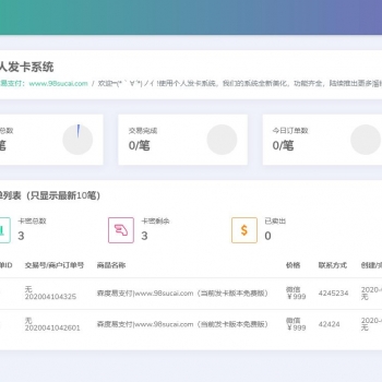 【全开源版安装版】最新站长亲测可用个人发卡网系统源码